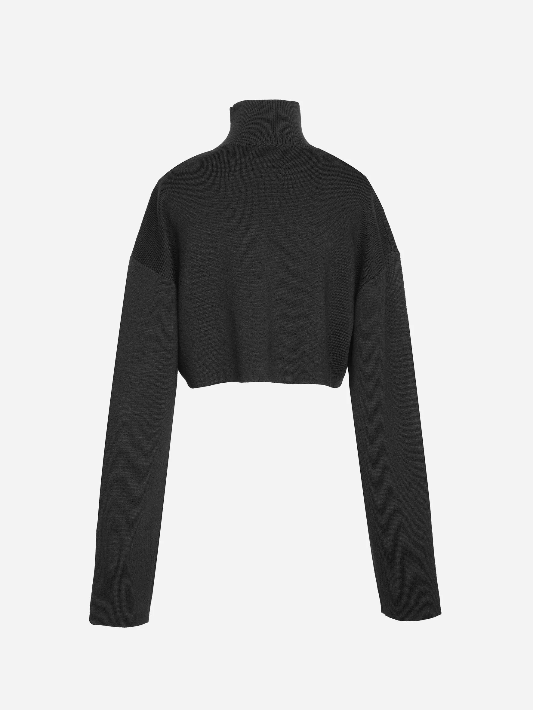 004 - Asymmetrical Turtleneck Sweater