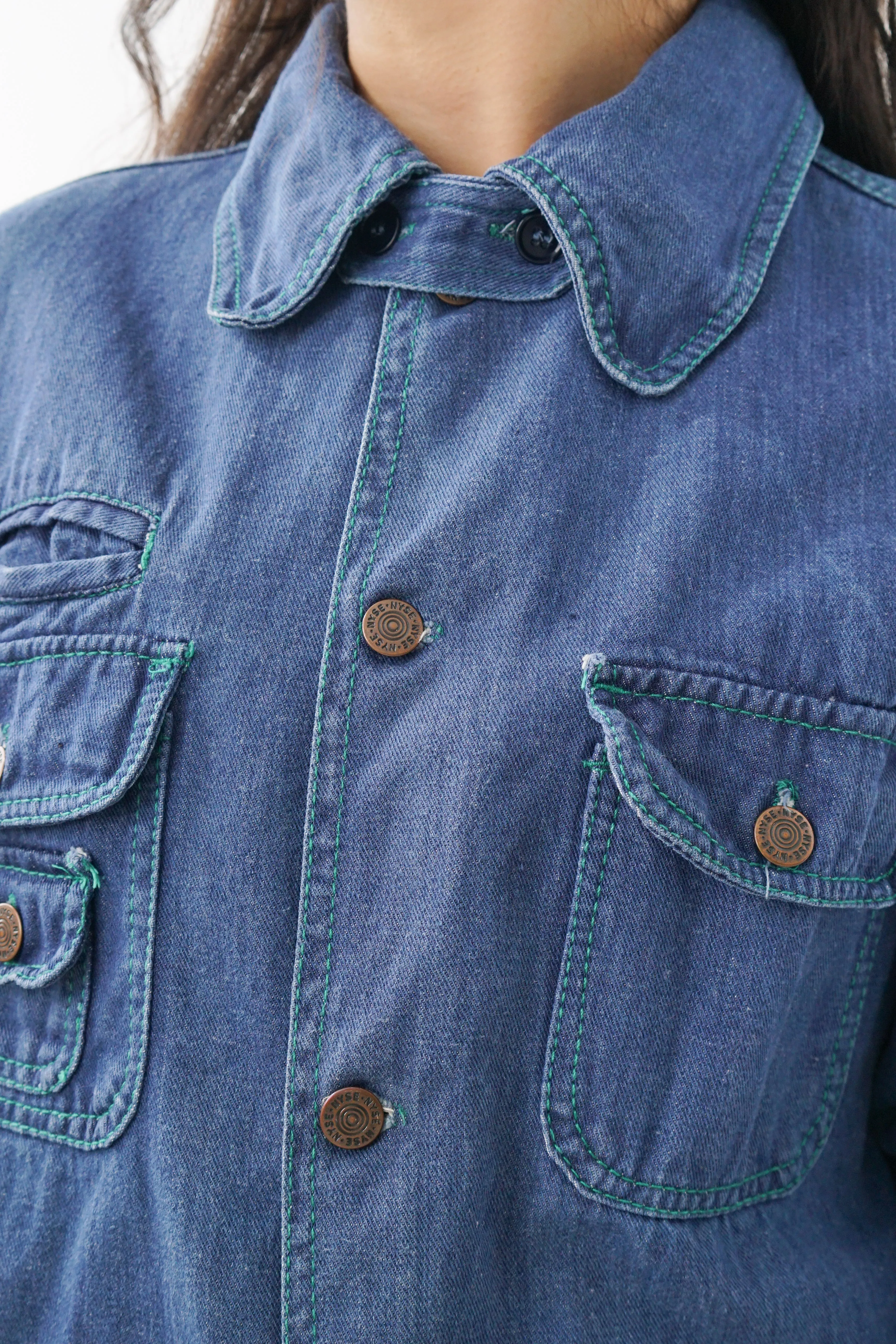 70s chore jean jacket NYSE size 40