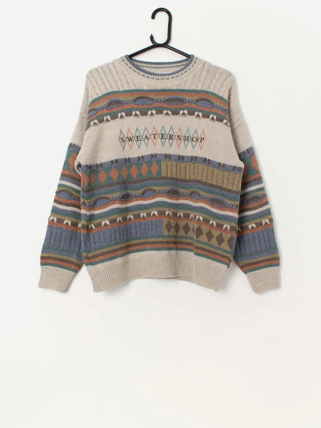 90s vintage The Sweater Shop Teens jumper, made in the UK – Medium