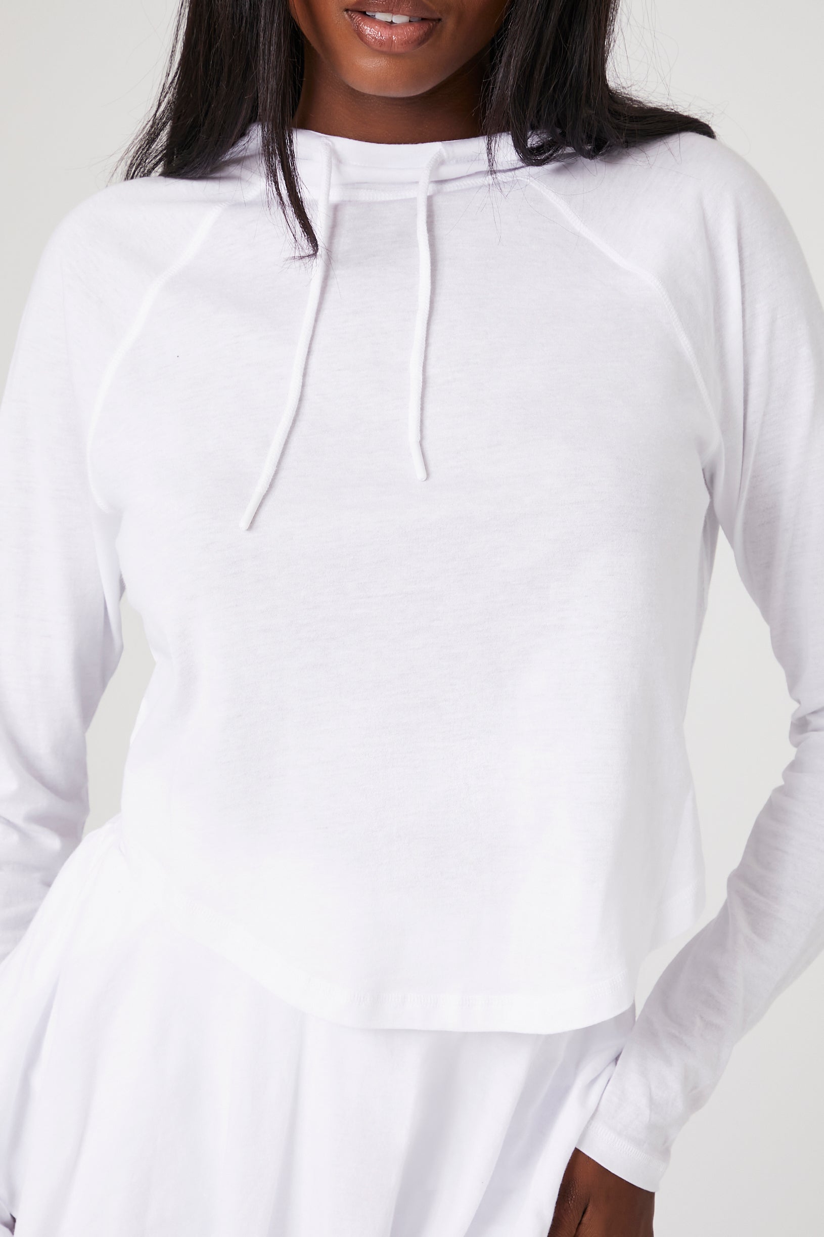 Active Raglan Hooded Top