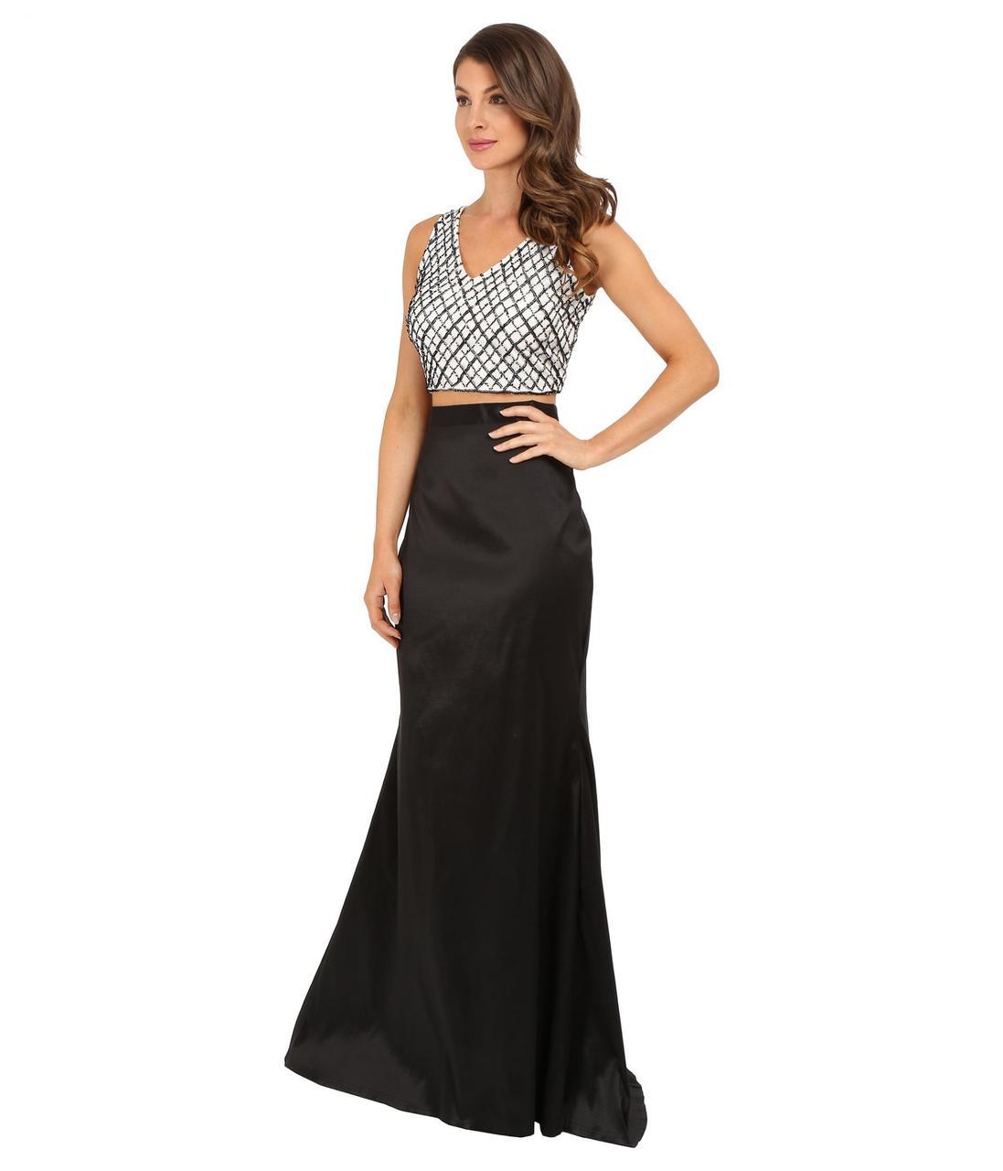 Adrianna Papell - Two-Piece V-Neck Dress 91921660