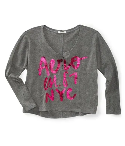 Aeropostale Womens Aero Est. 87 Nyc Thermal Sweater