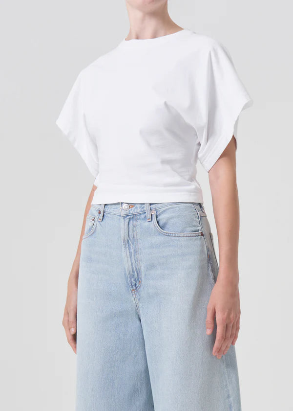 Agolde - Britt Tee - White