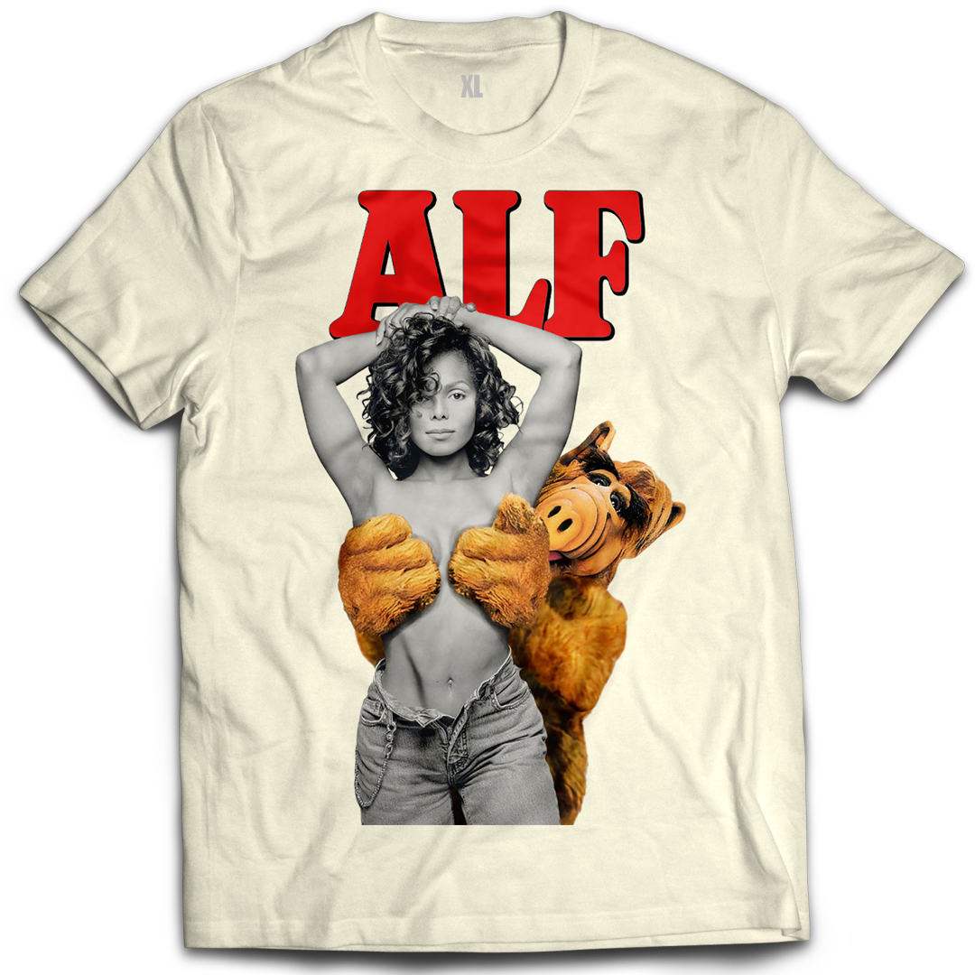 Alf X Janet Vintage Mint Limited Edition Cream Tee