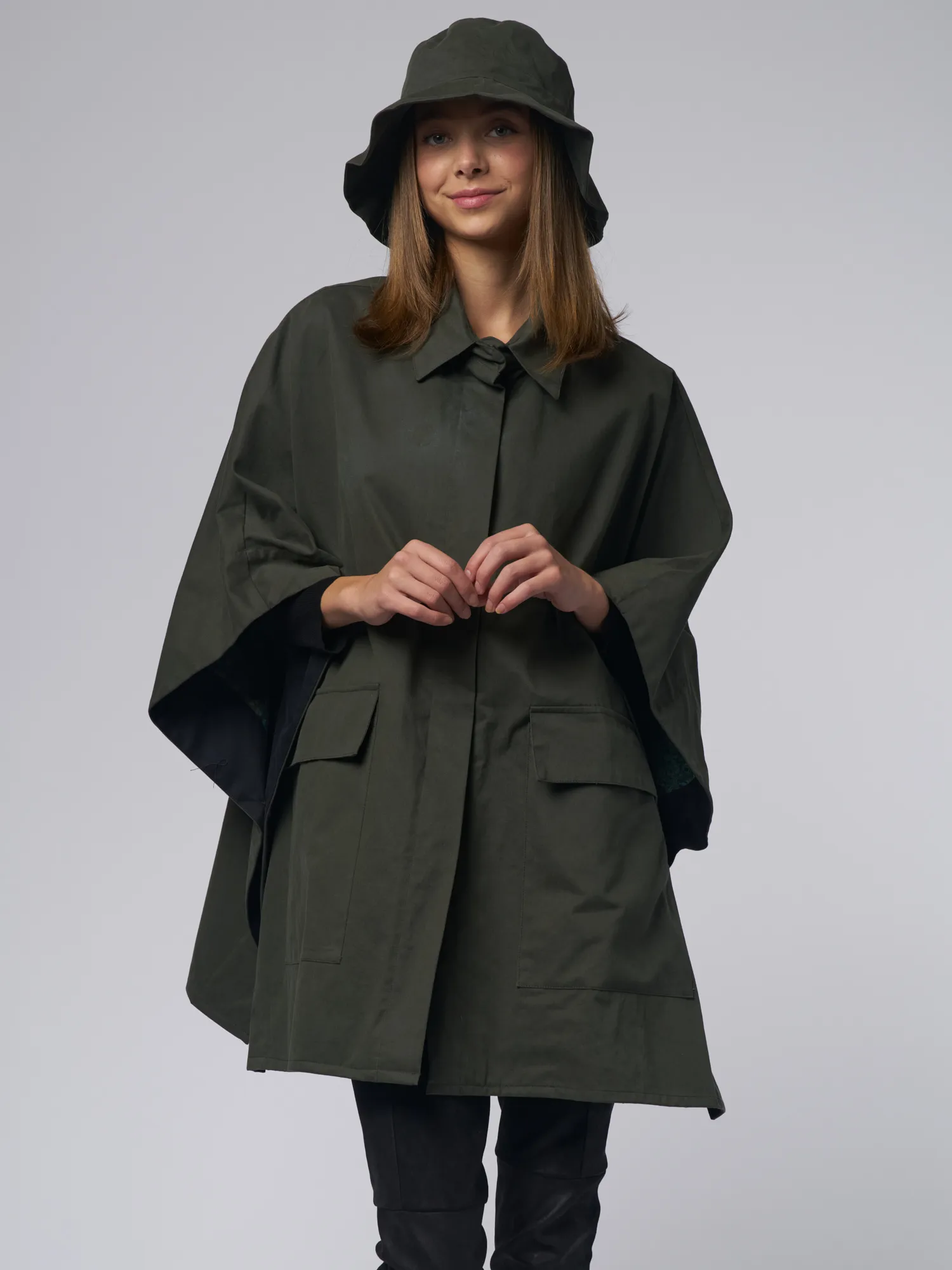 Alize Eco  Poncho Coat Bronze 