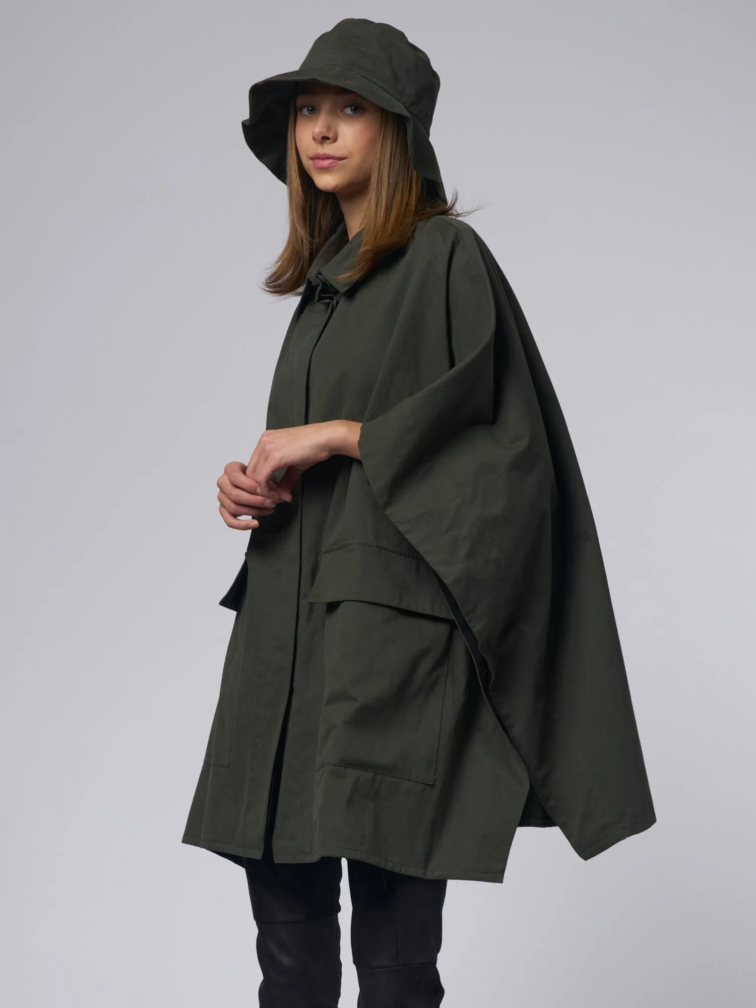 Alize Eco  Poncho Coat Bronze 