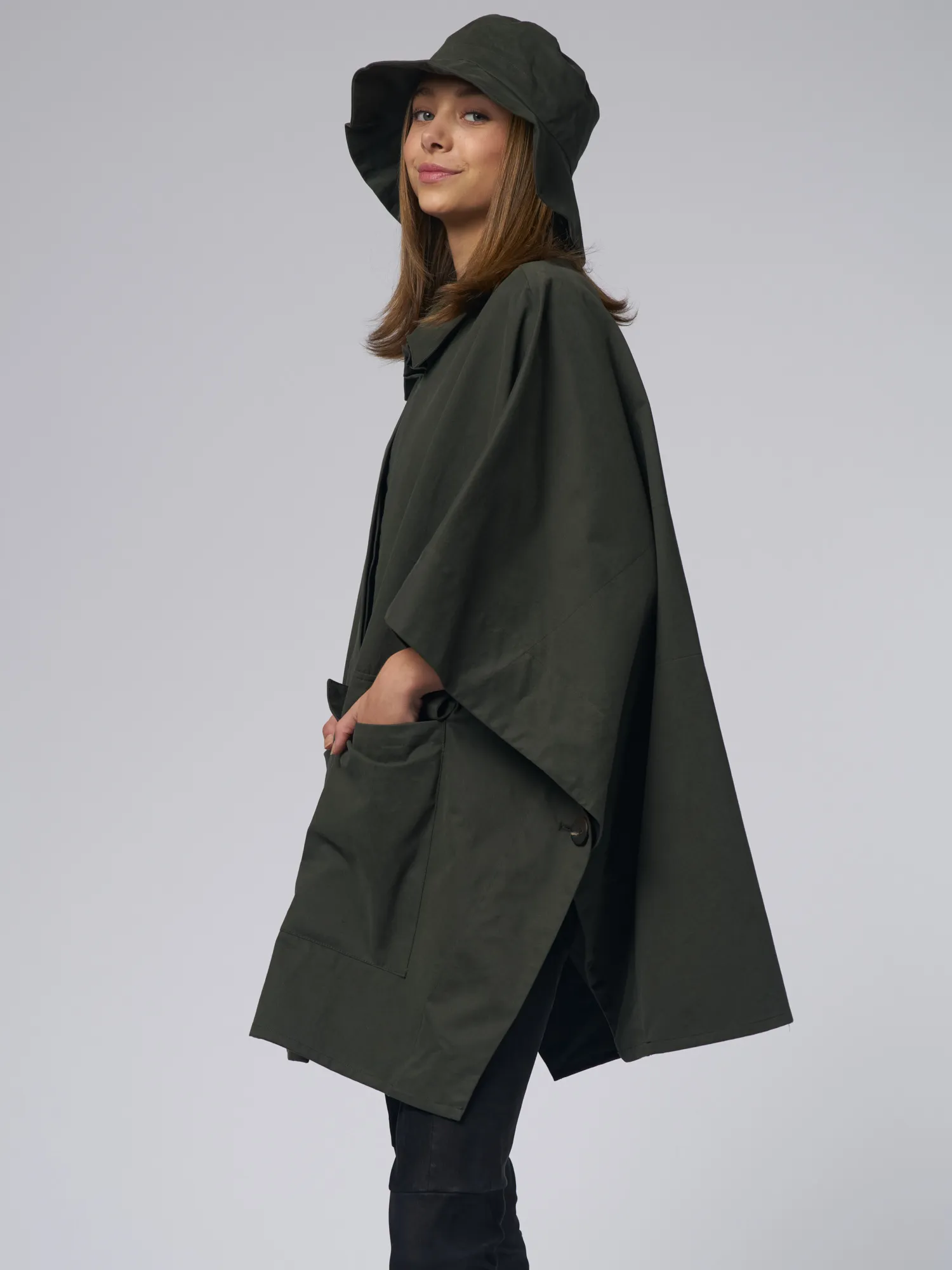 Alize Eco  Poncho Coat Bronze 