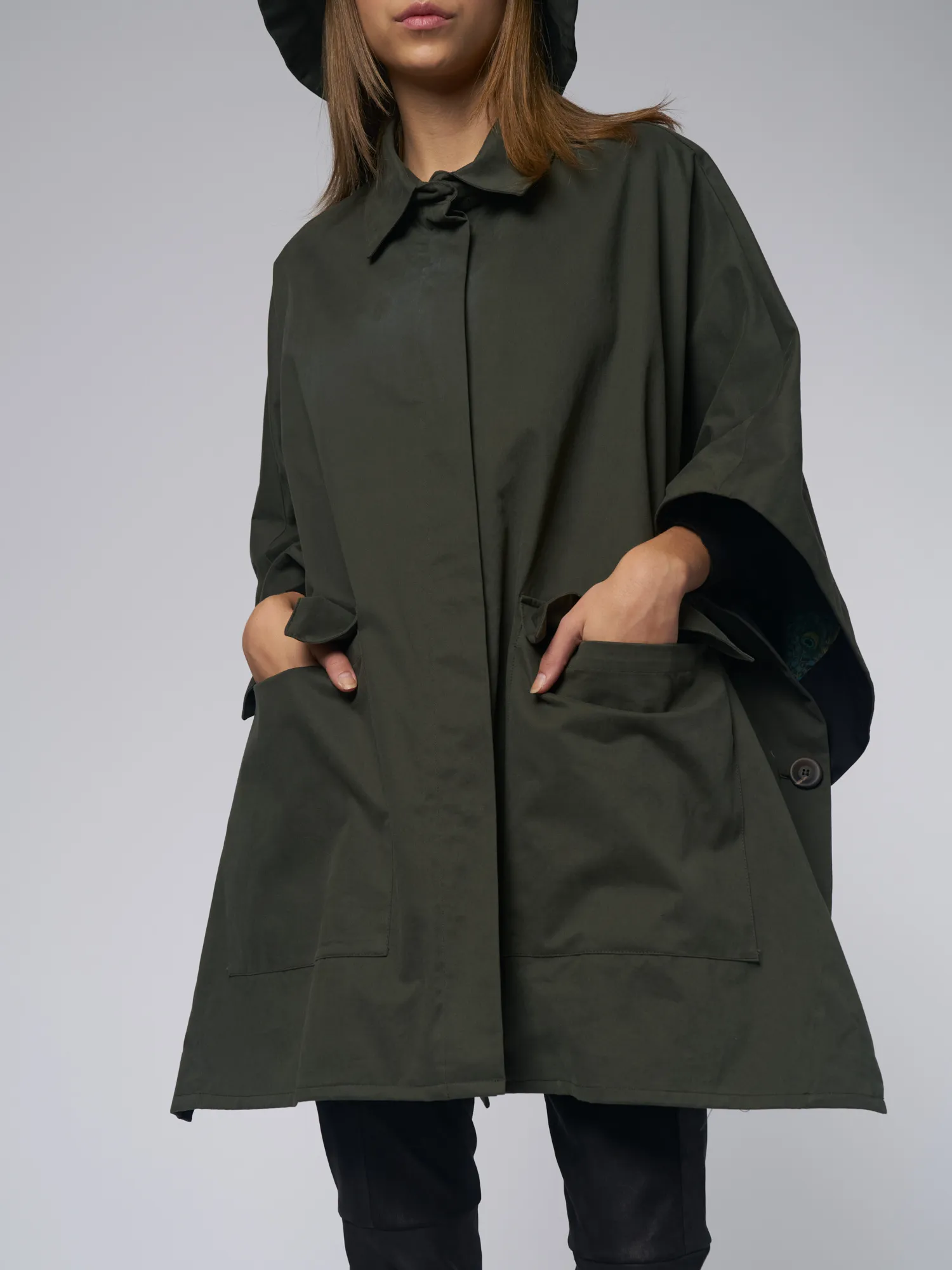 Alize Eco  Poncho Coat Bronze 