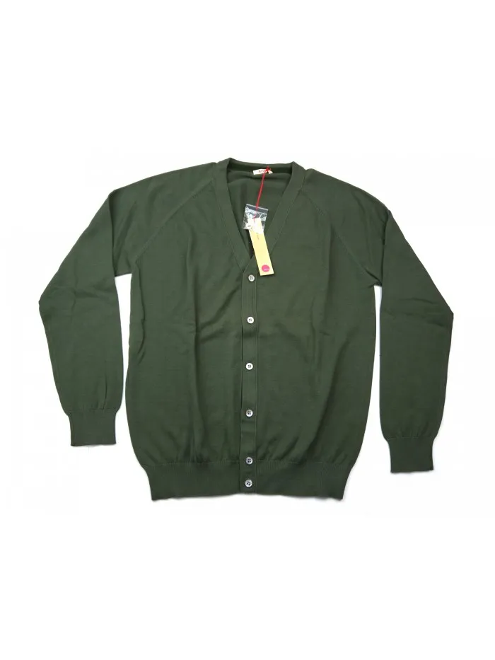 Altea Cardigan Man Mod. 3548/2 V Neck Classic Green