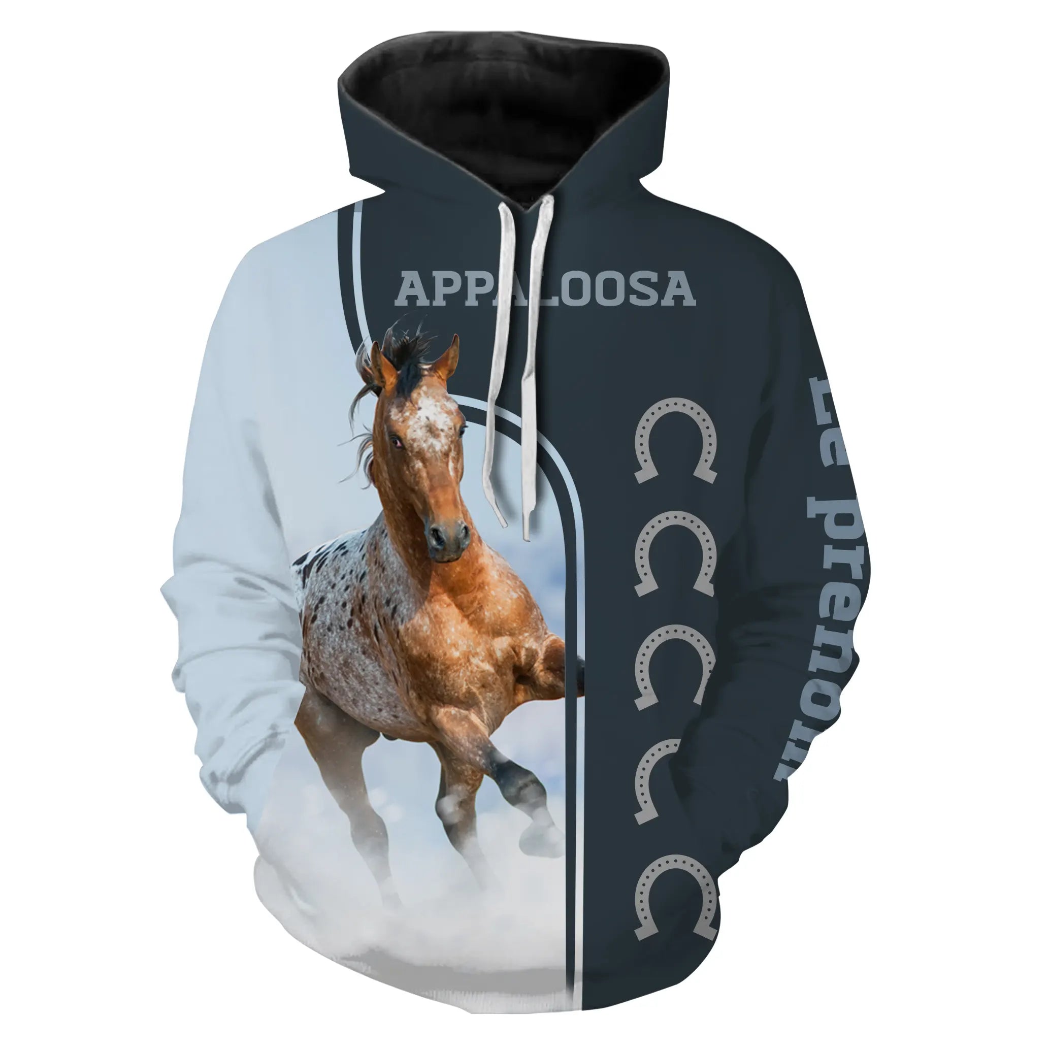 Appaloosa Cheval, Race de Chevaux de Selle Etats-Unis, Amoureux des Chevaux, Chevaux Passion, 3D All-Over Tee Shirt Personnalisé