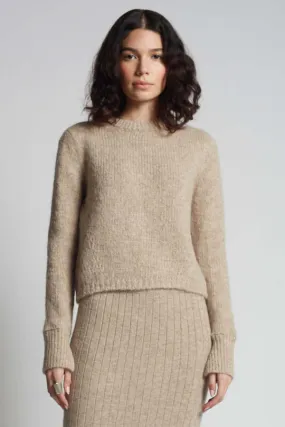 AVA SWEATER - OATMEAL MELANGE