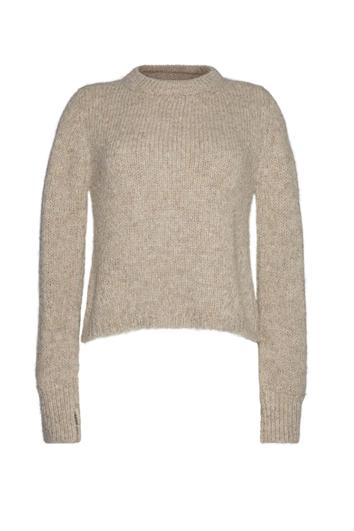 AVA SWEATER - OATMEAL MELANGE