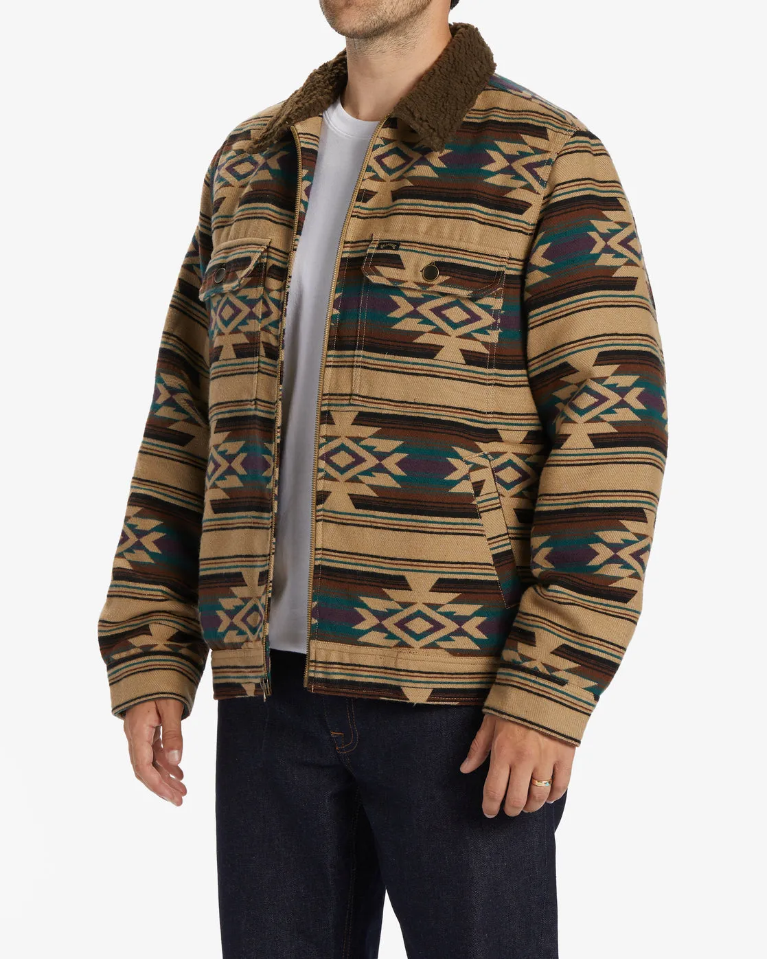 Barlow Sherpa Lined Jacket - Gravel