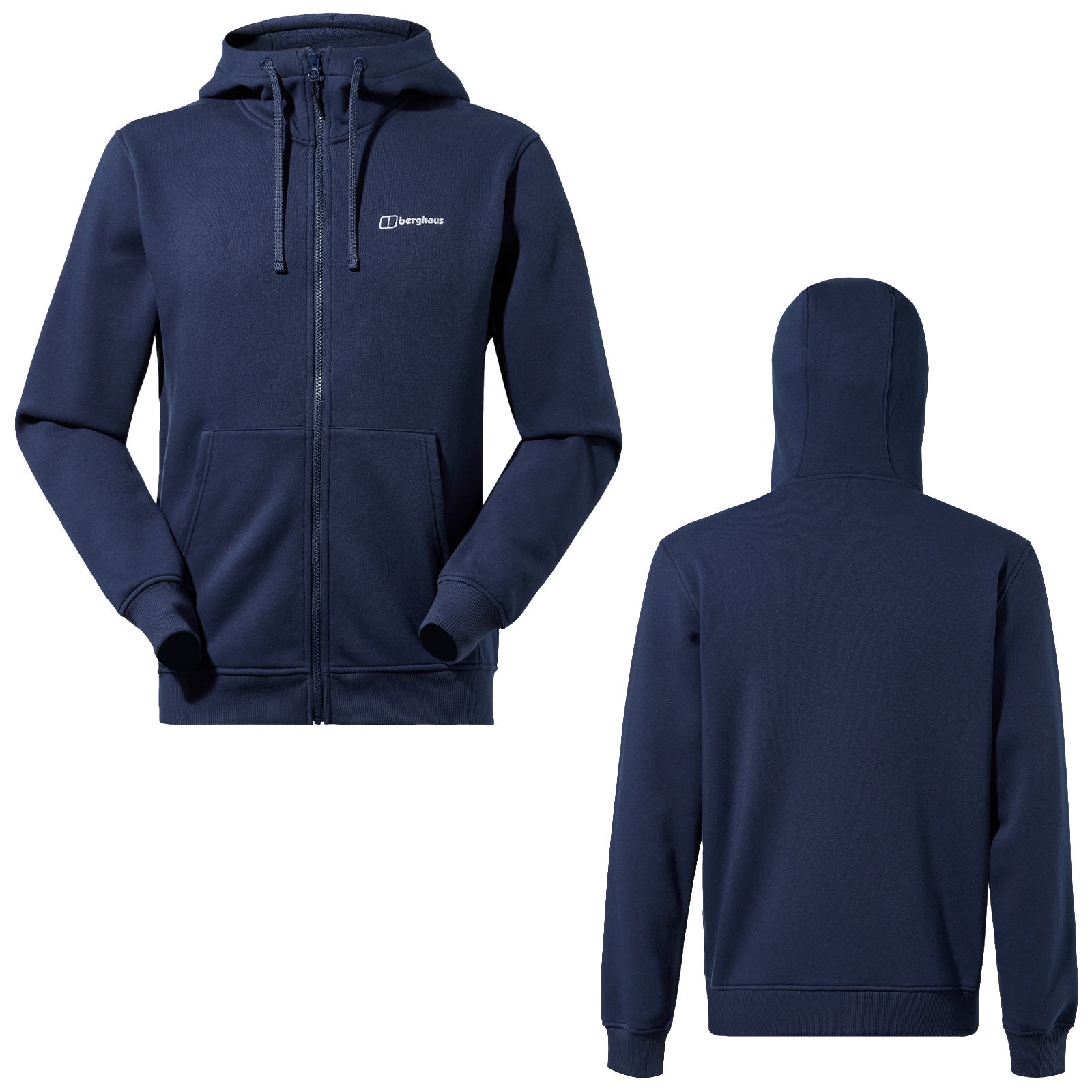 Berghaus Mens Logo Full Zip Hoodie