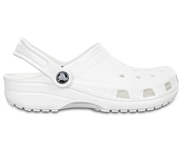 Black and White Croc Classic Clog - 2 pairs, 8 Mens - Custom Order - Invoice 1 of 2