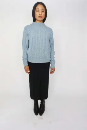 Cableknit Sweater - Blue