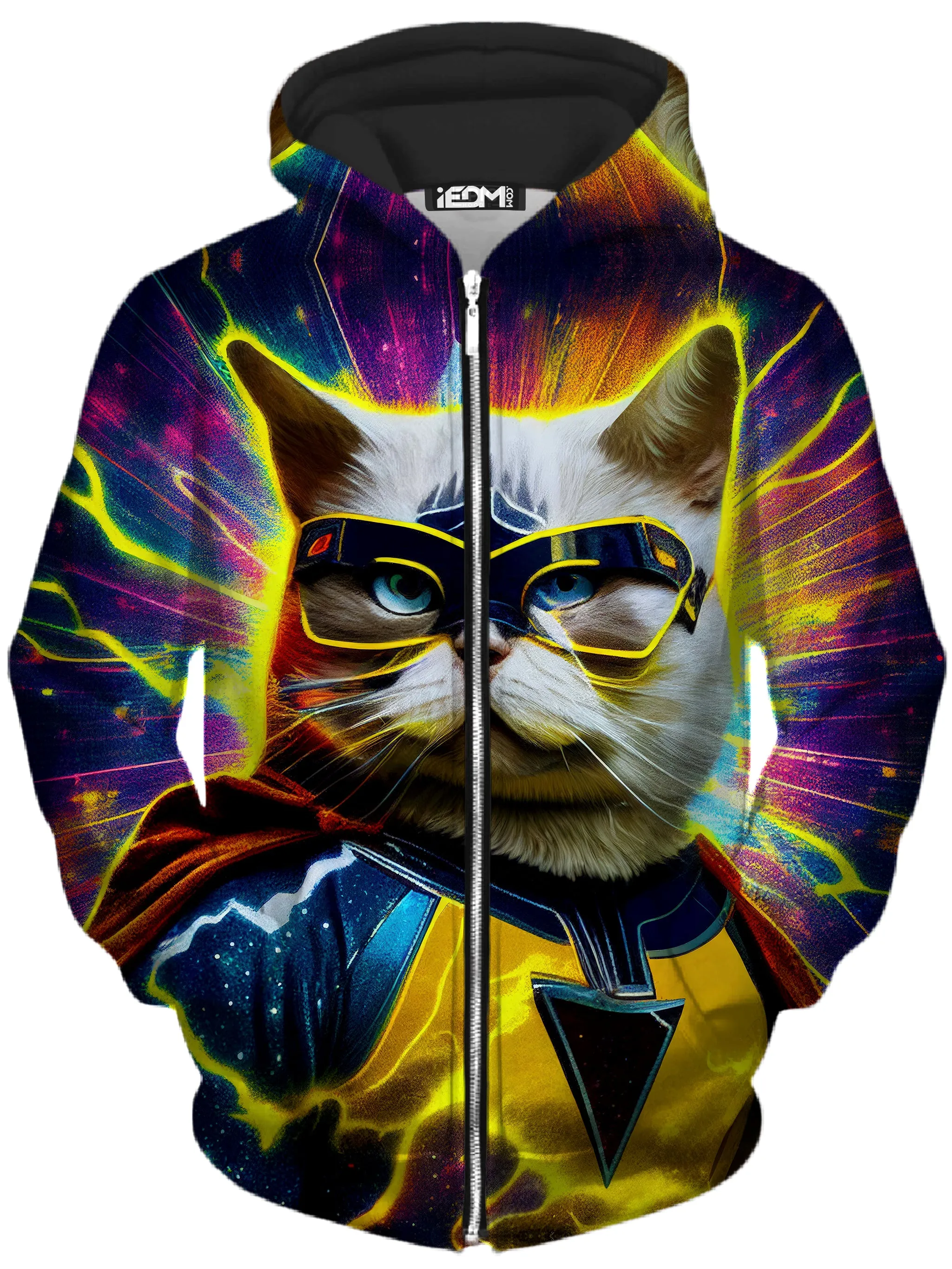 Cat Hero Zip-Up Hoodie and Joggers Combo