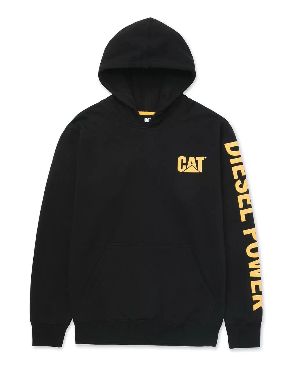 CAT Men's Diesel Power Pullover Hoodie in Black