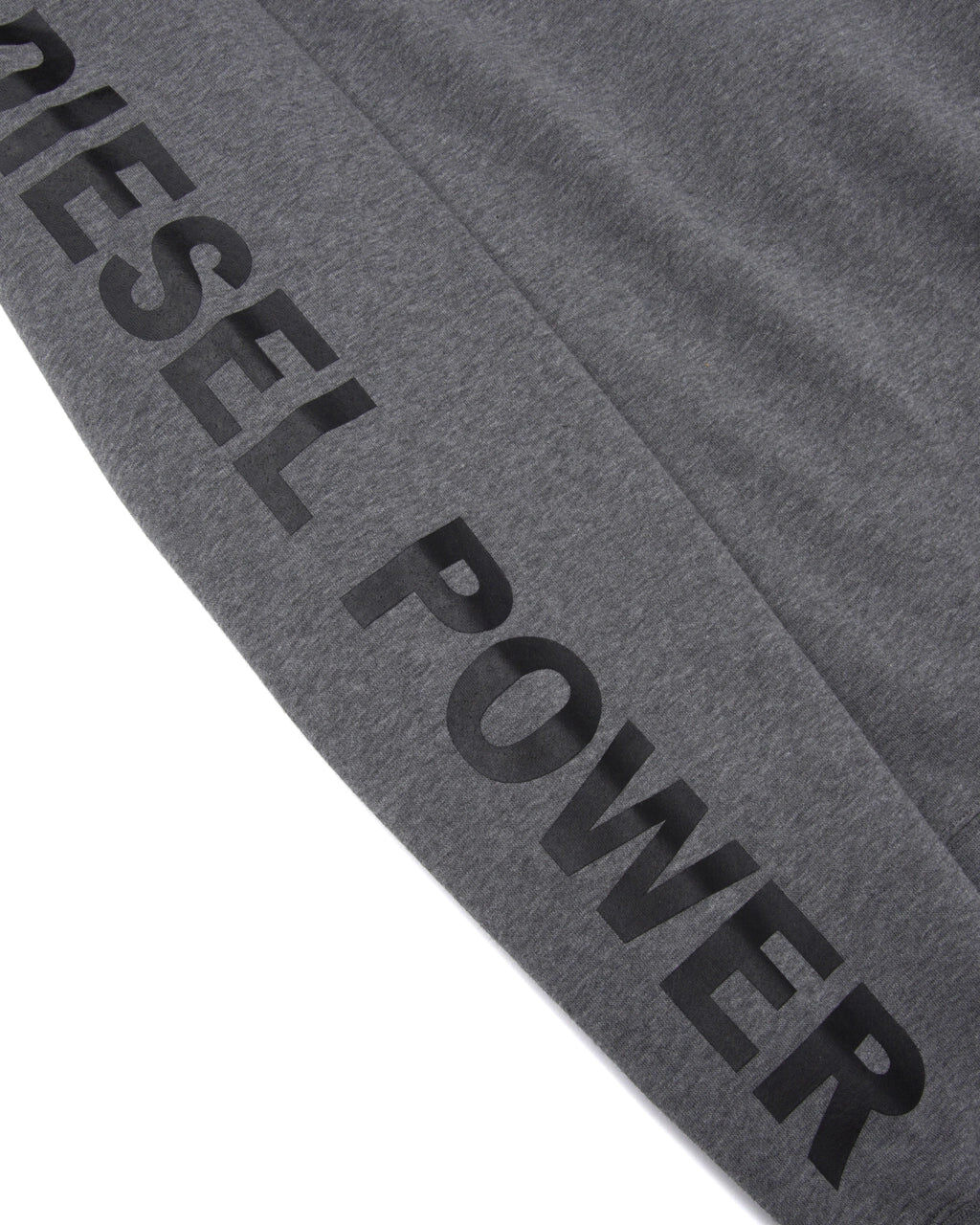 CAT Men's Diesel Power Pullover Hoodie in Dark Heather Grey