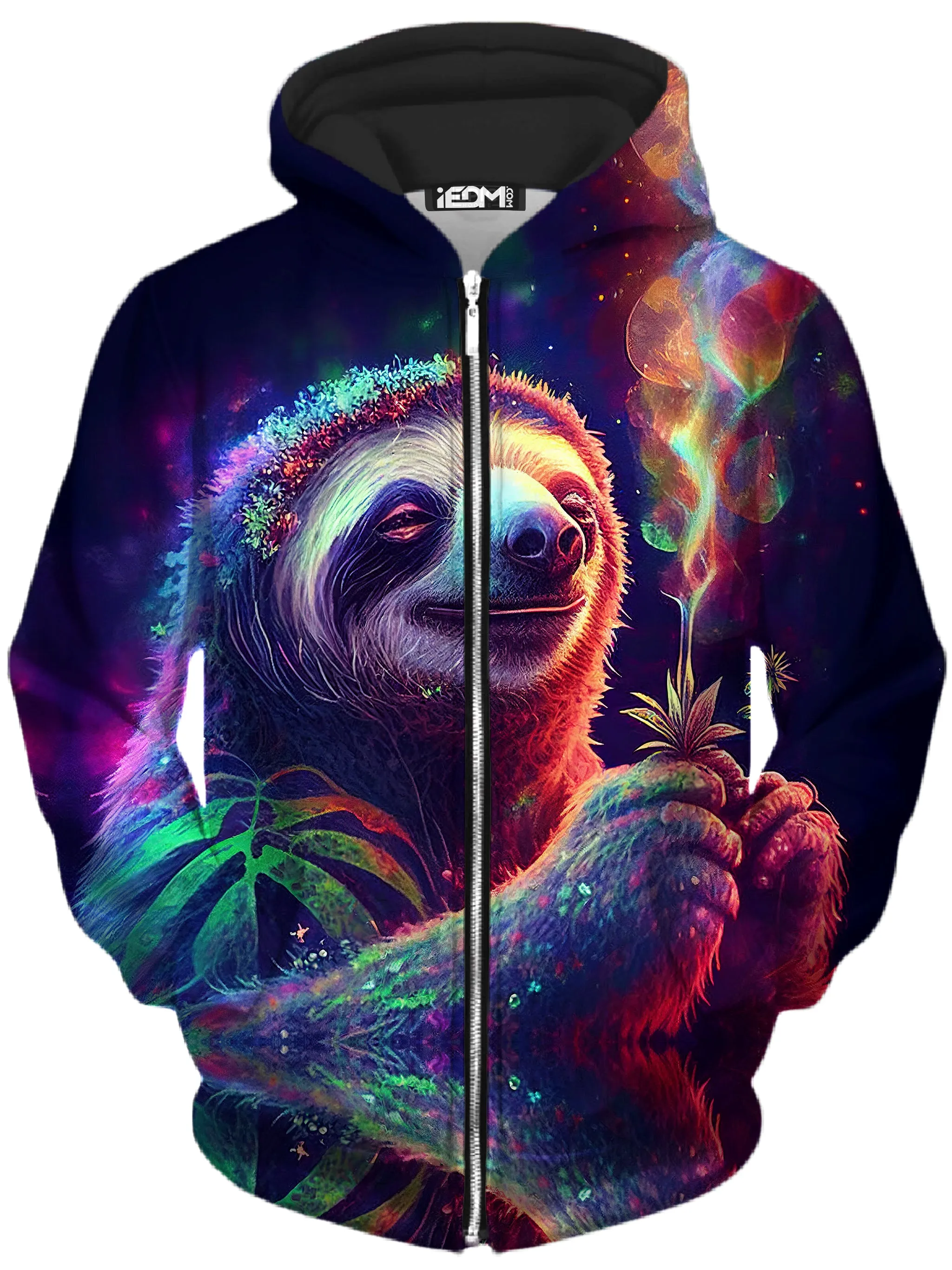 Chill Sloth Zip-Up Hoodie and Joggers Combo