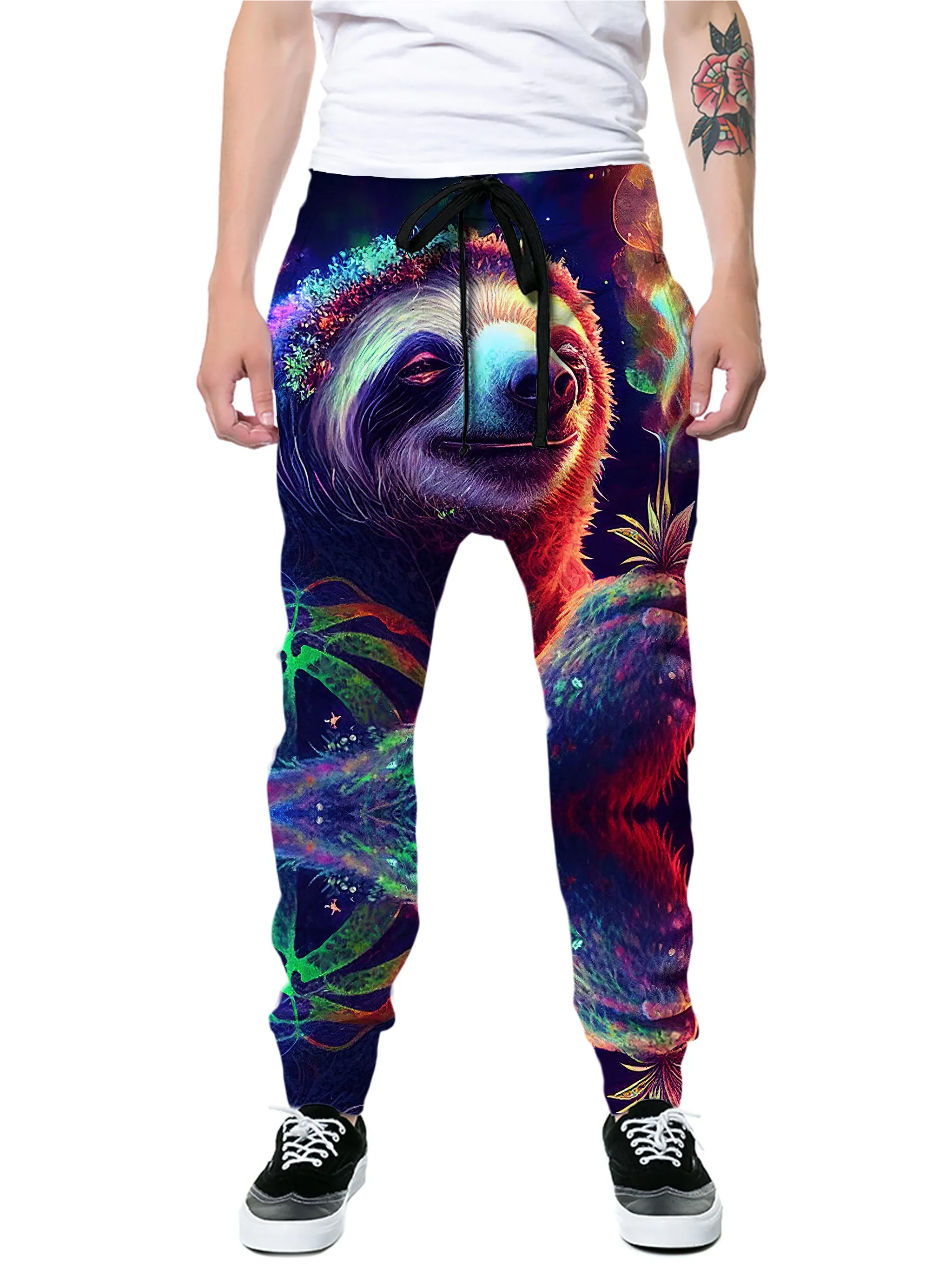 Chill Sloth Zip-Up Hoodie and Joggers Combo