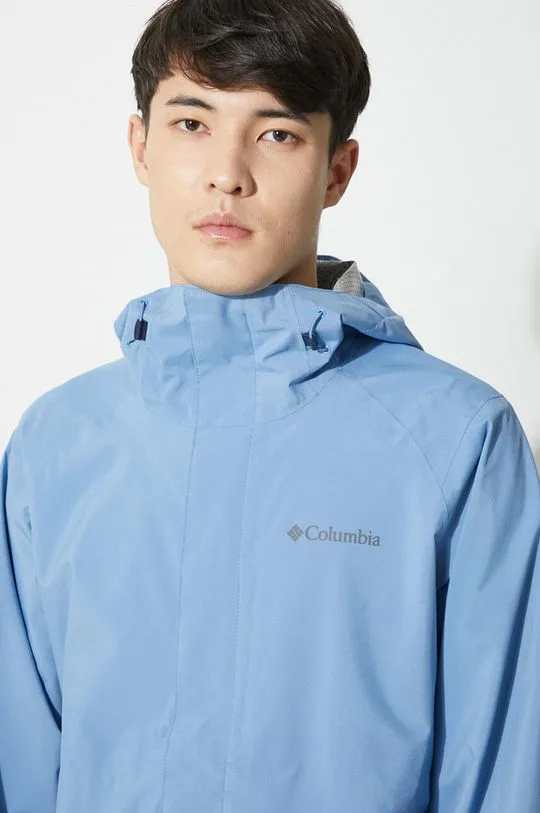 Columbia outdoor jacket Earth Explorer blue color