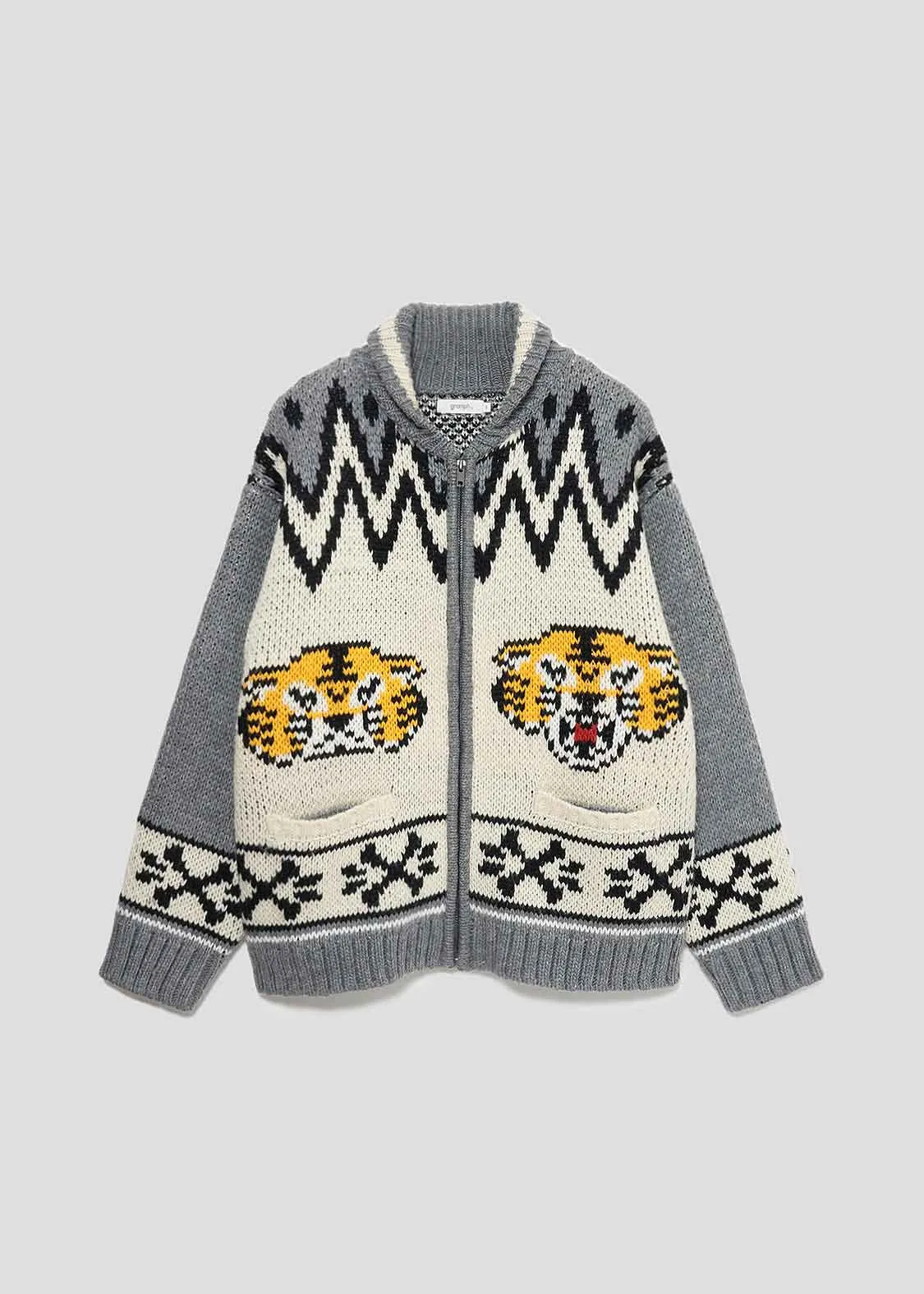 Cowichan Sweater (Awesome Tiger)