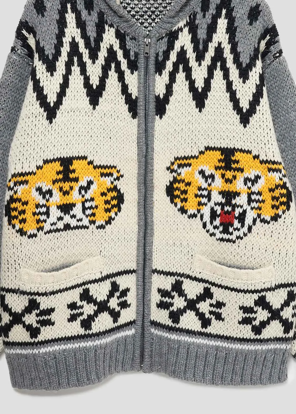 Cowichan Sweater (Awesome Tiger)