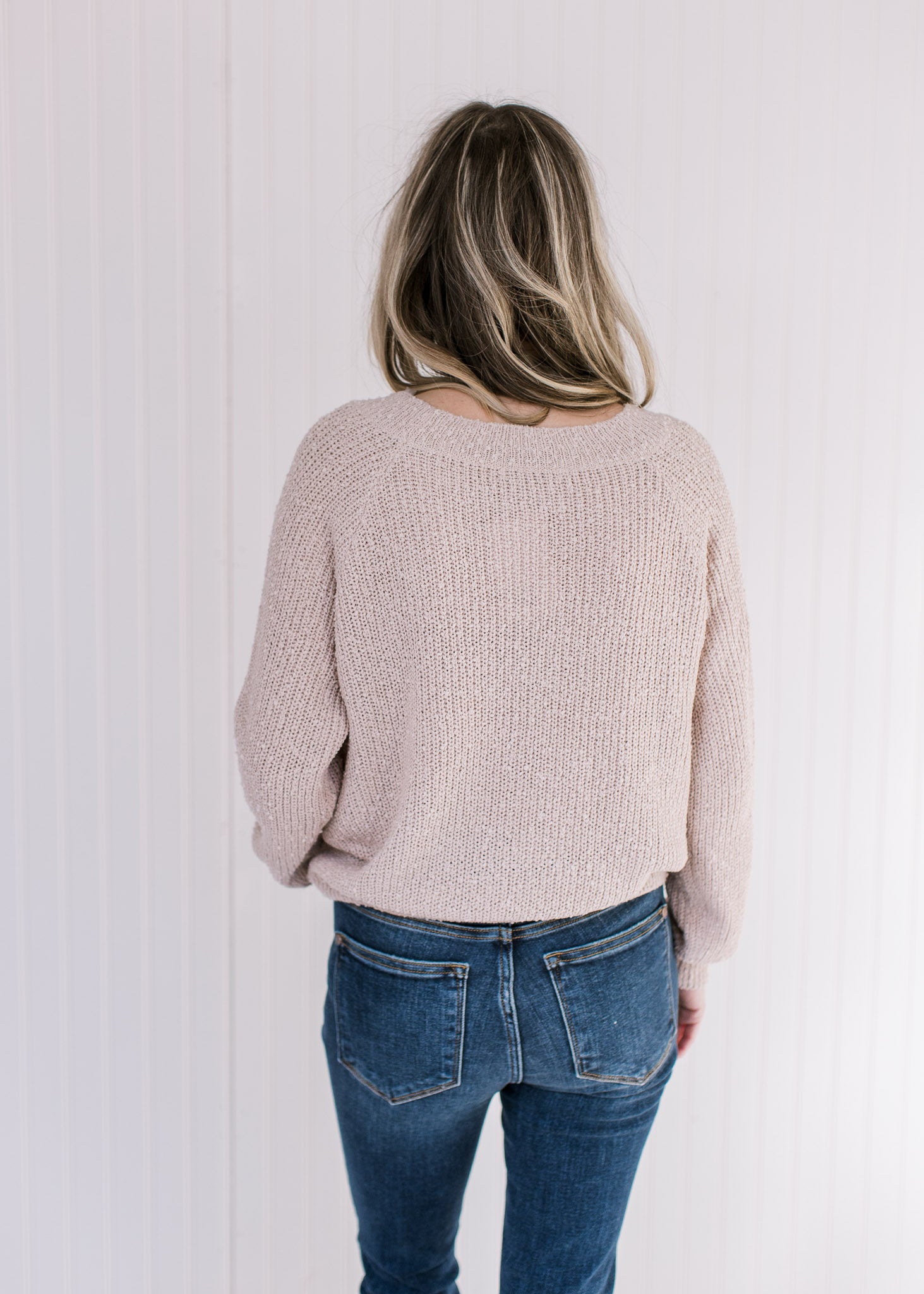 Creamy Textured Sweater