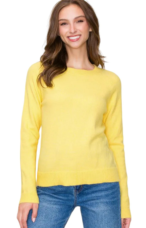 CREWNECK RAGLAN SLEEVE SWEATER