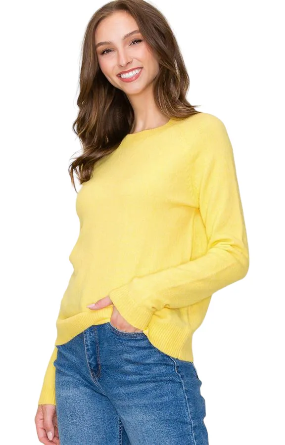 CREWNECK RAGLAN SLEEVE SWEATER