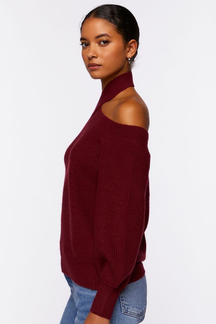 Crisscross Off-the-Shoulder Sweater