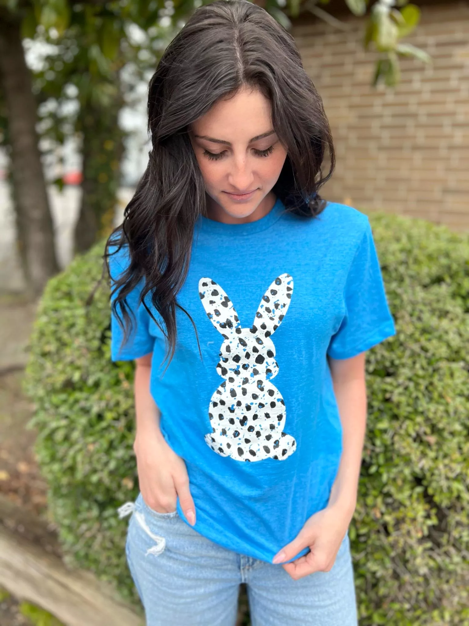 Dalmatian Print Bunny Tee