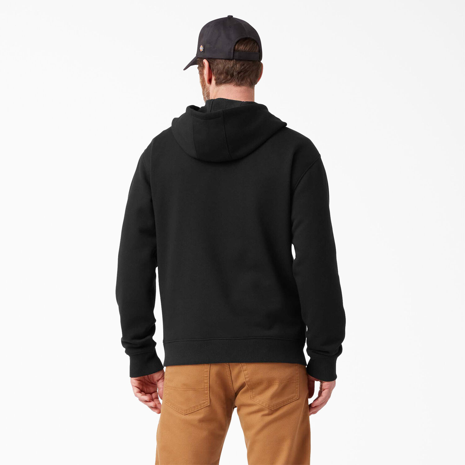 Dickies Men's Water Repellent Logo Hoodie in Black