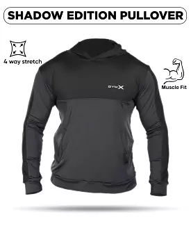 Dual Edition GymX Pullover: Shadow Grey - Sale