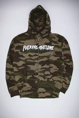 FA Stamp Logo Zip Hoodie - Camo