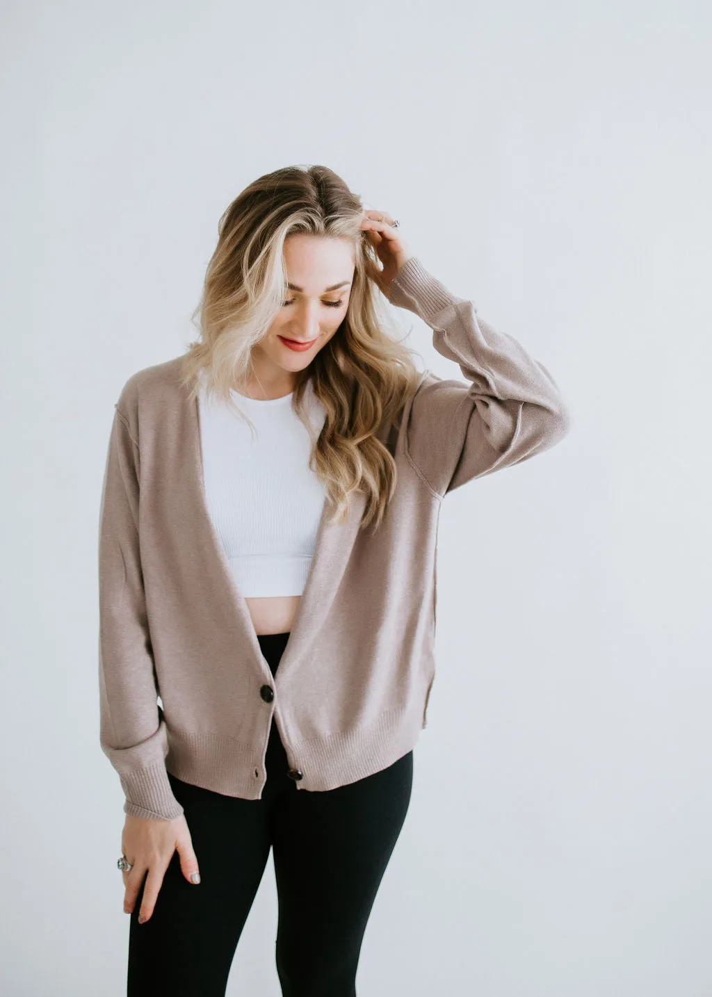 Finn Button Down Cardigan