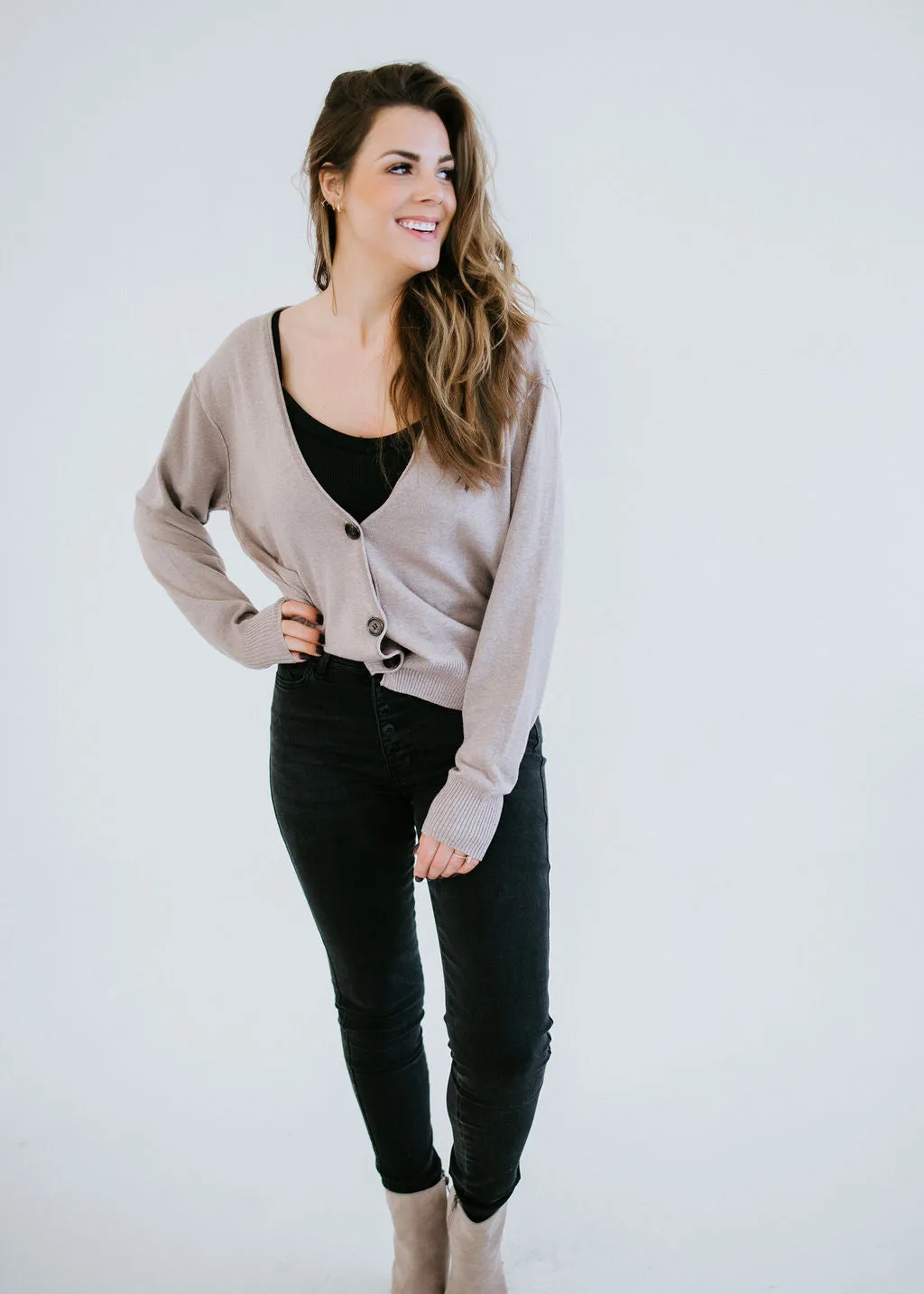 Finn Button Down Cardigan