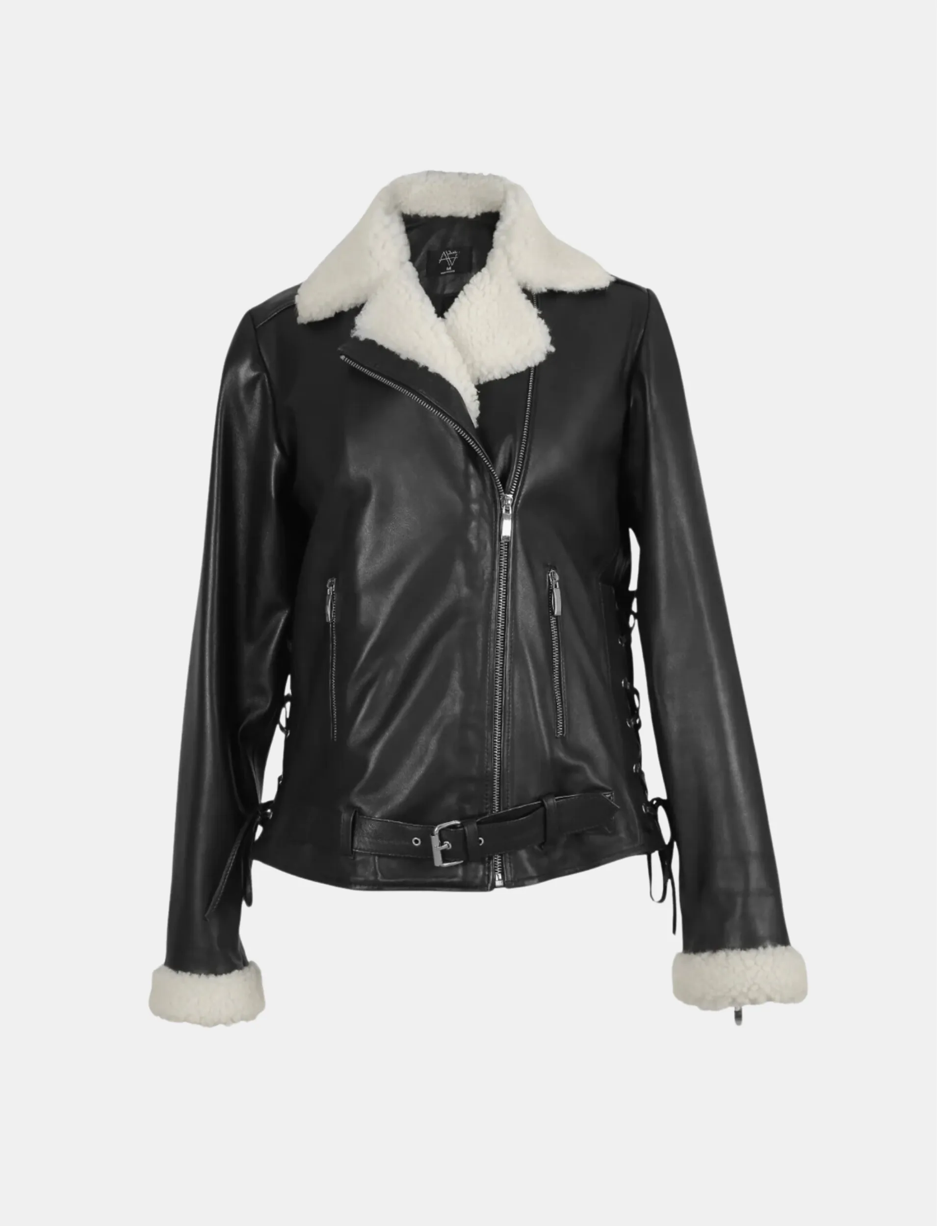 Gaia Shearling Leather Jacket