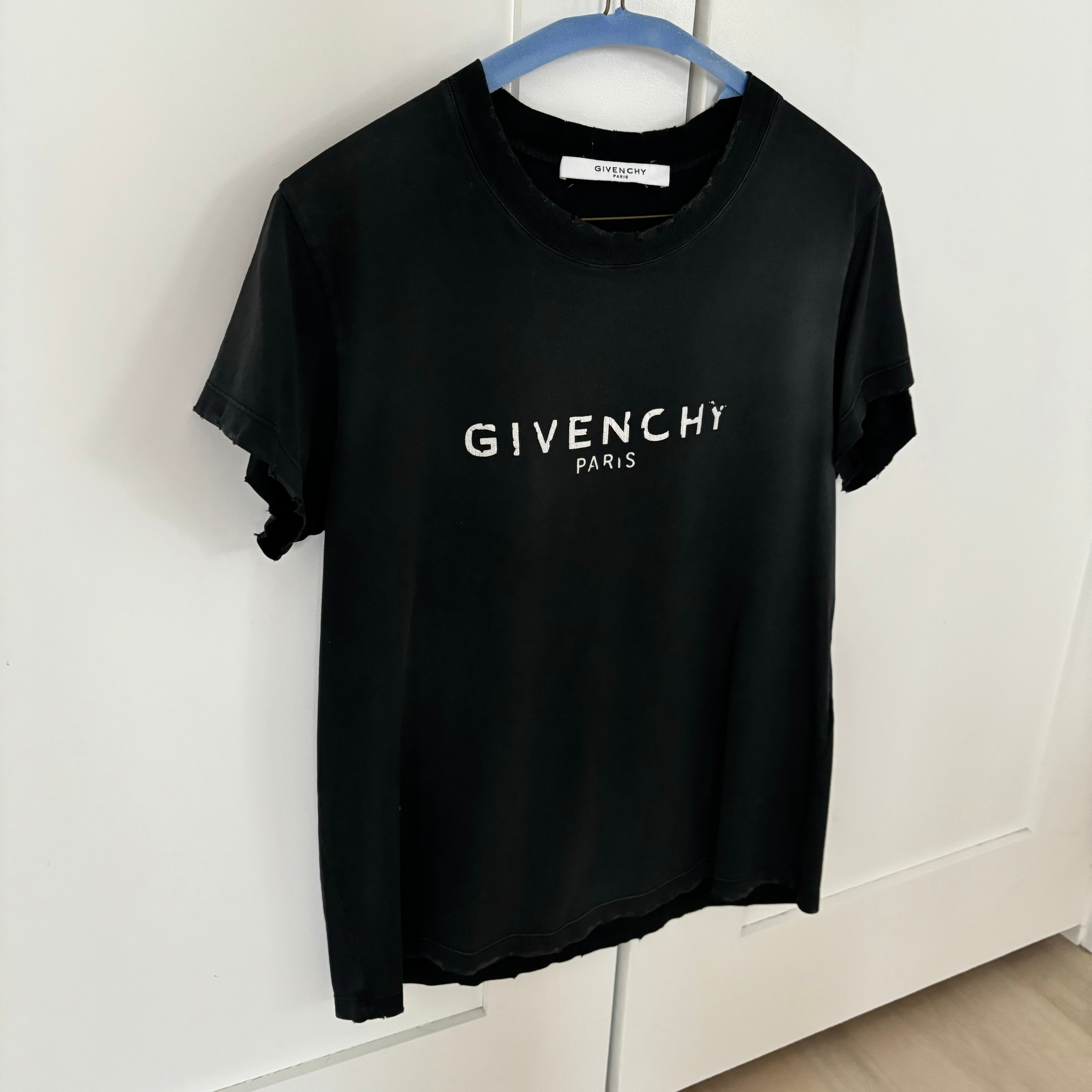 Givenchy Distressed Logo Tee