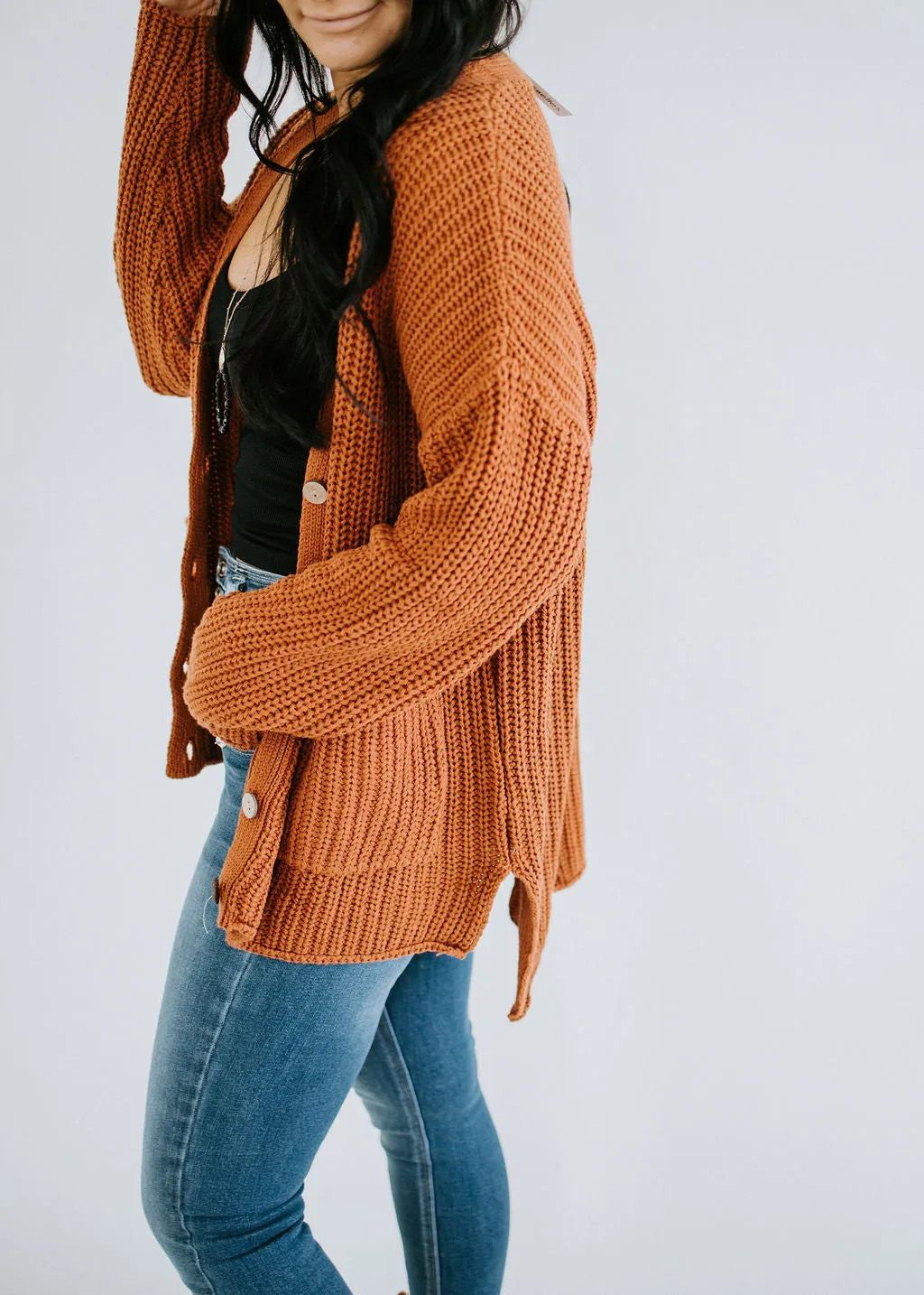 Hallie Loose Fit Knit Cardigan