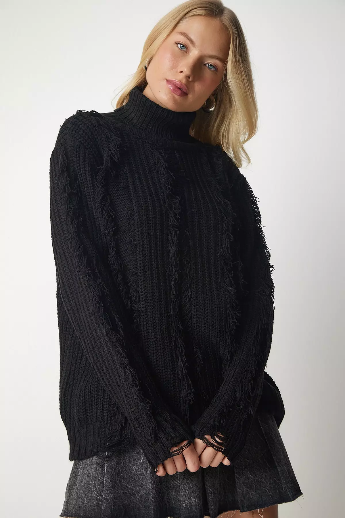 Happiness Istanbul Turtleneck Knit Sweater