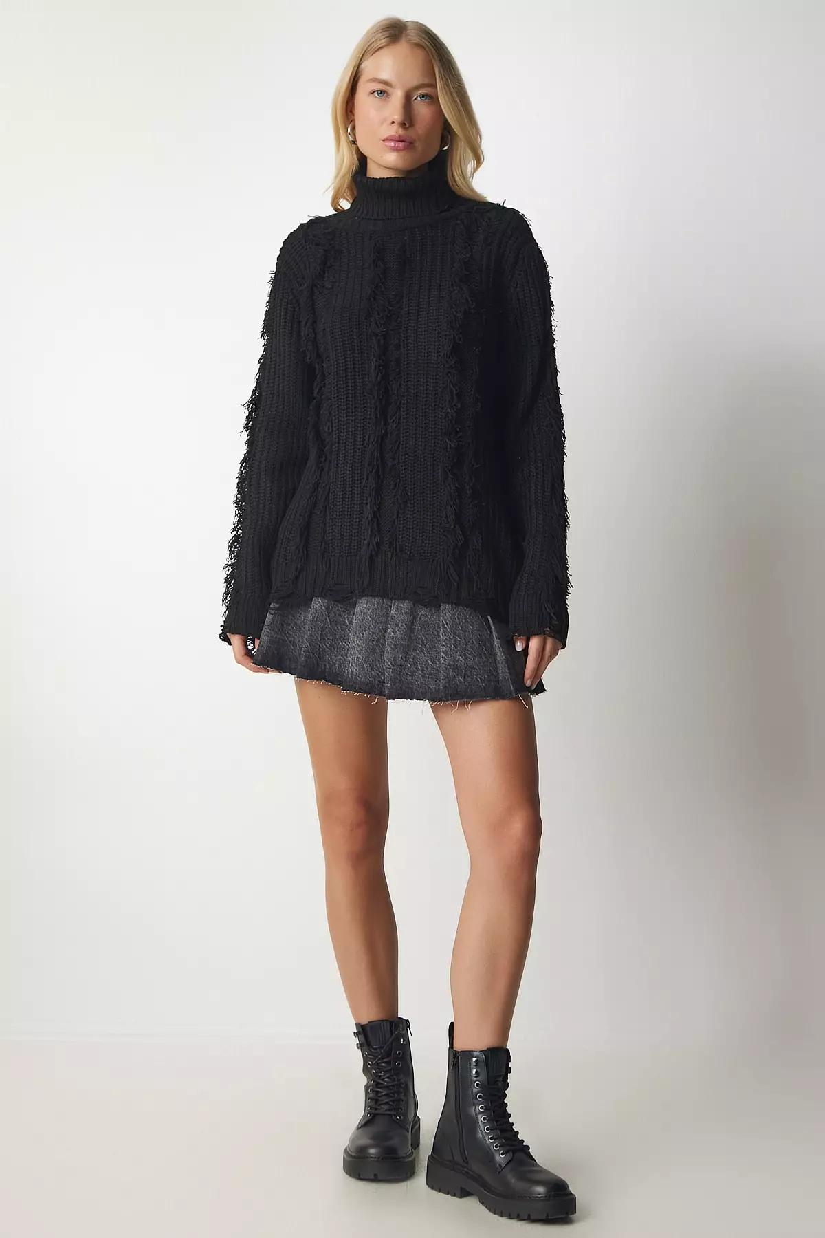 Happiness Istanbul Turtleneck Knit Sweater