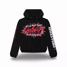 Hellstar Sports Pullover Hoodie 'Future Flame' Black SS24