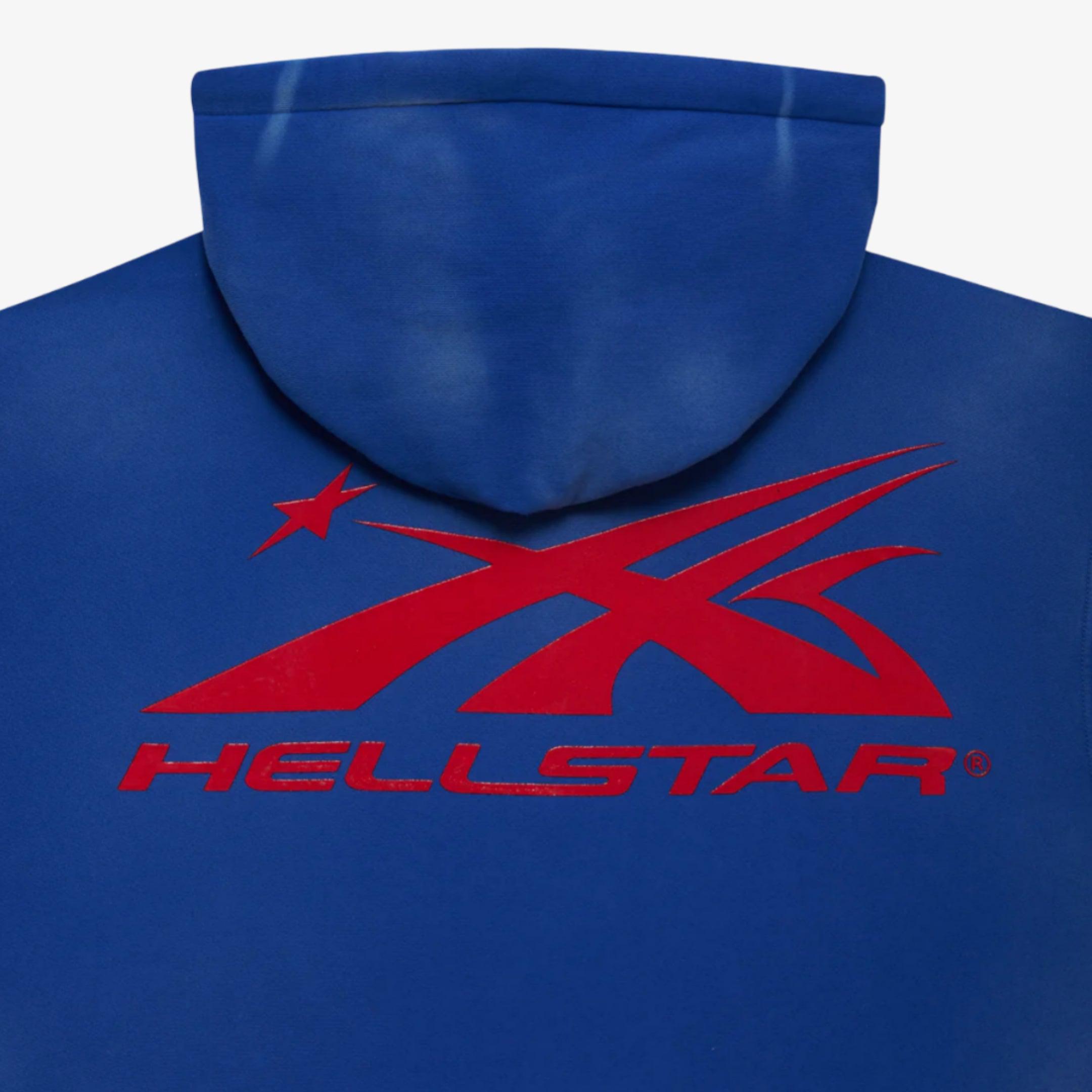 Hellstar Sports Pullover Hoodie 'Gel' Blue SS24