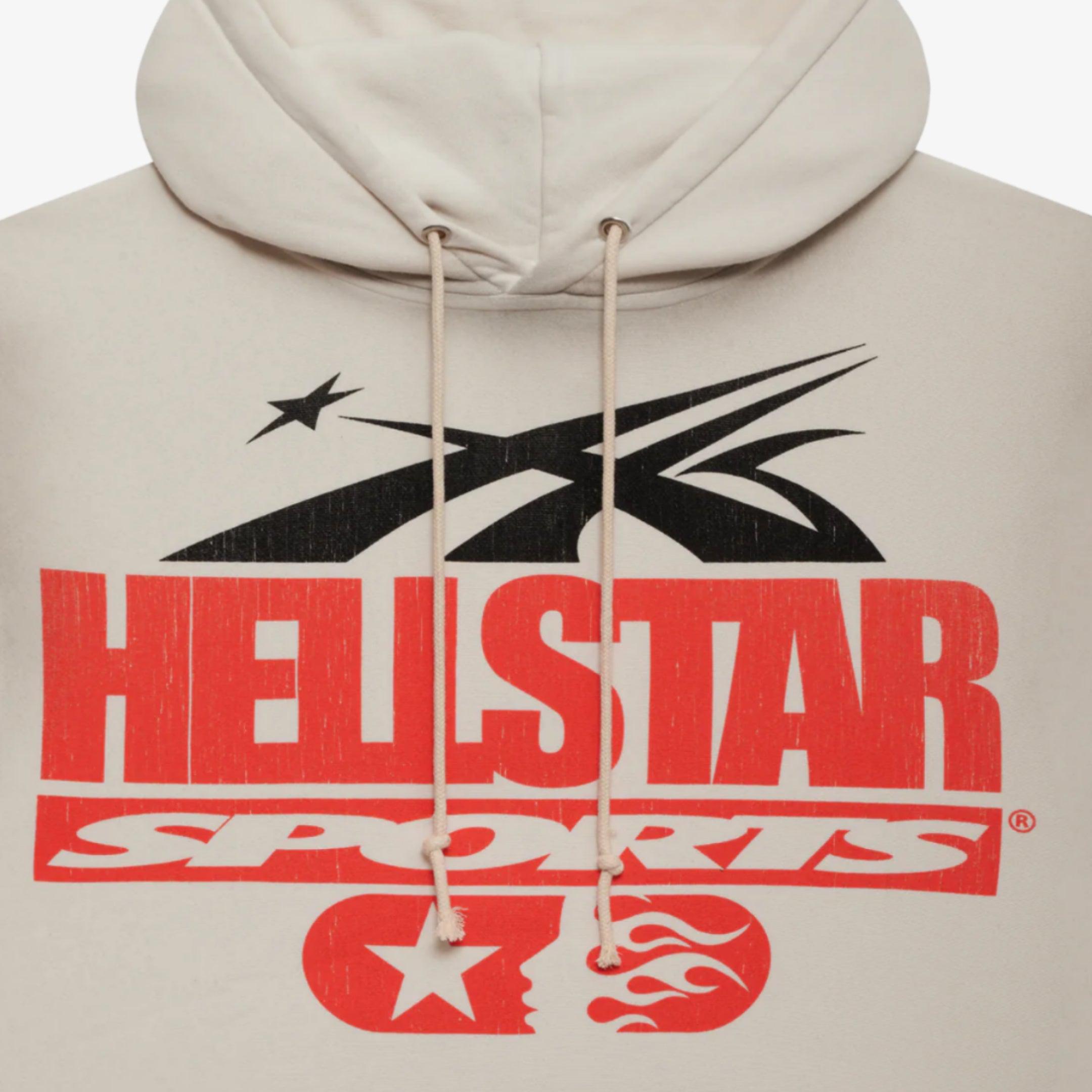 Hellstar Sports Pullover Hoodie 'If You Dont Like Us Beat Us' White SS24