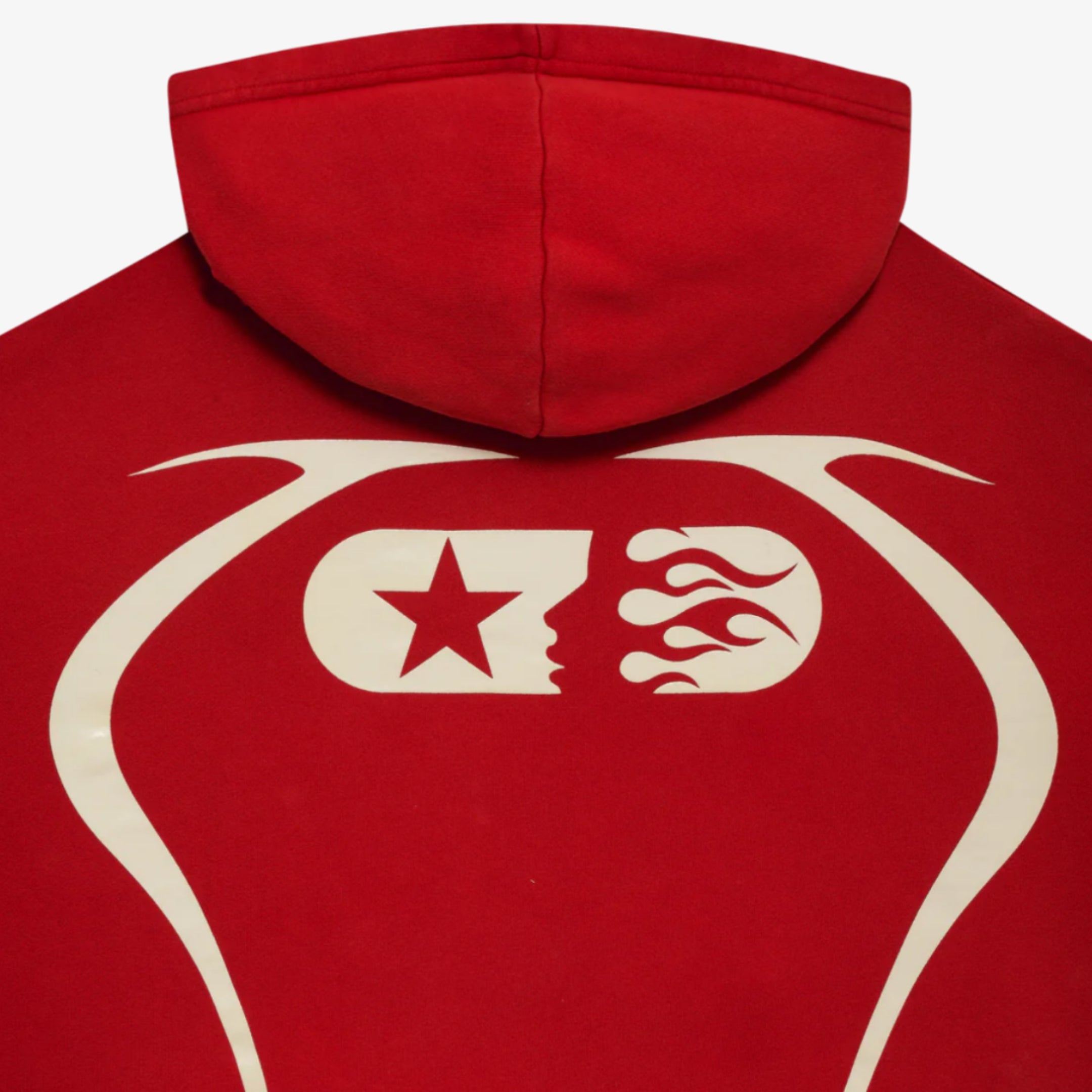 Hellstar Sports Pullover Hoodie Red SS24