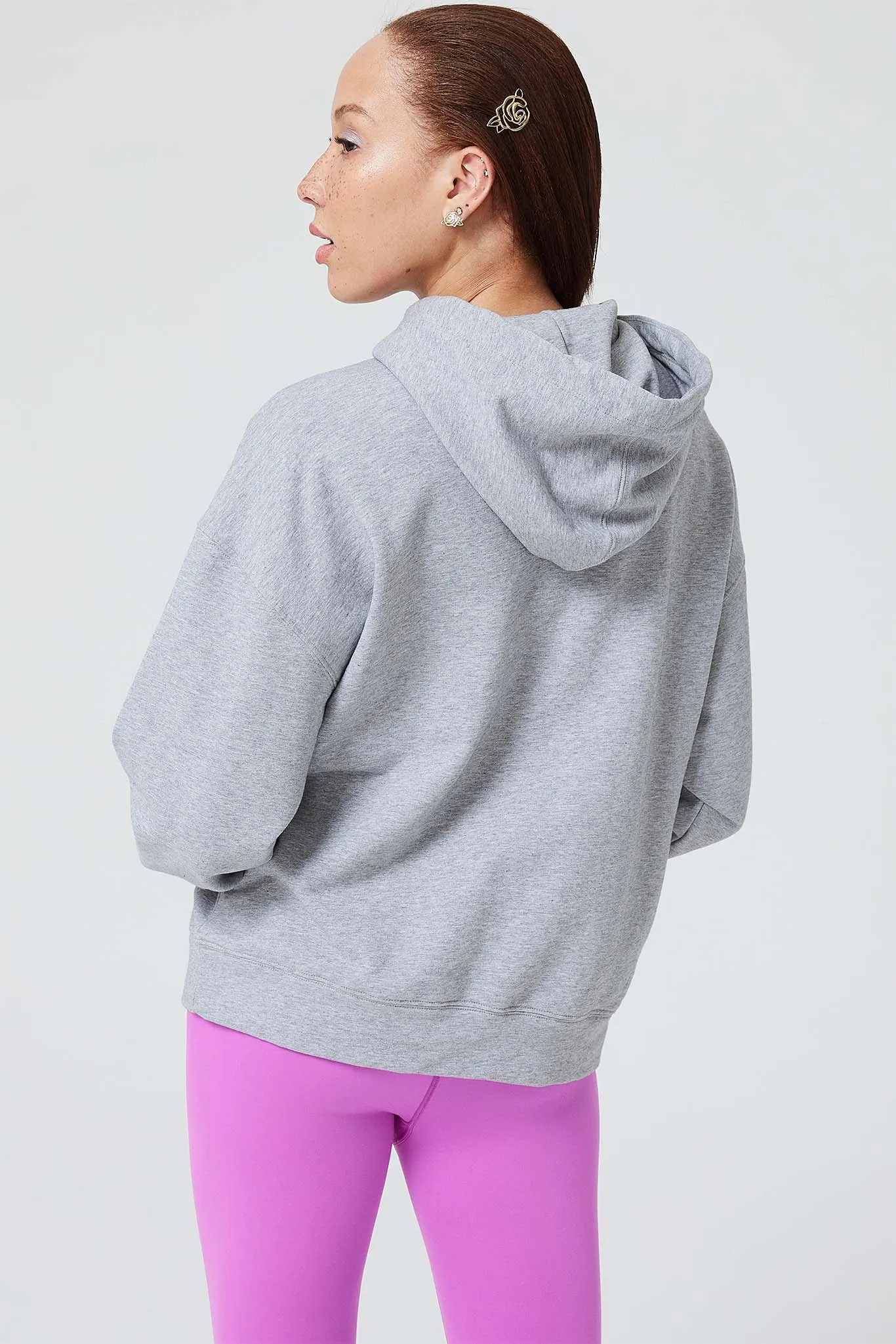 Hoodie in Heathered Gray