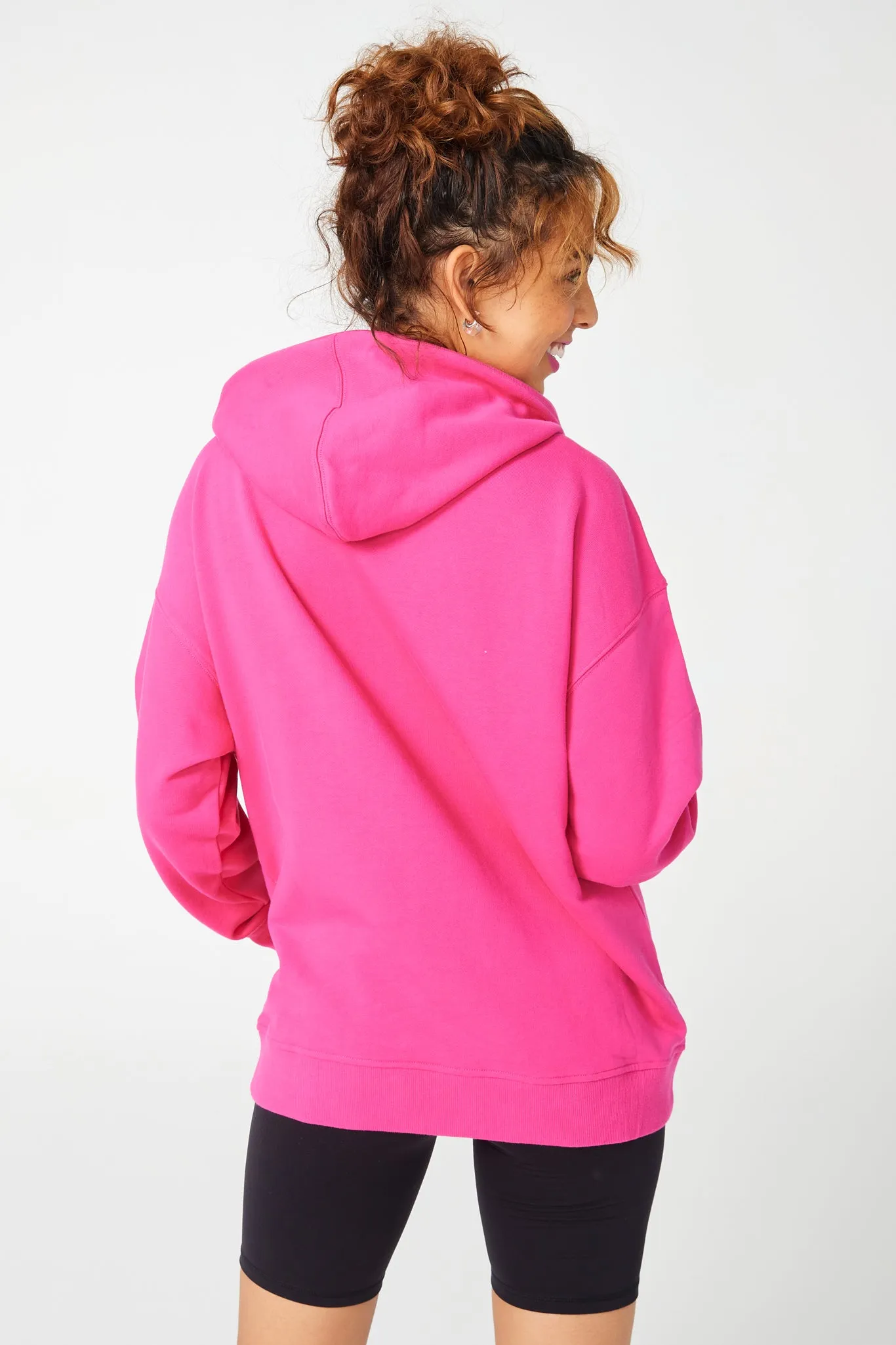 Hoodie in Terez Pink