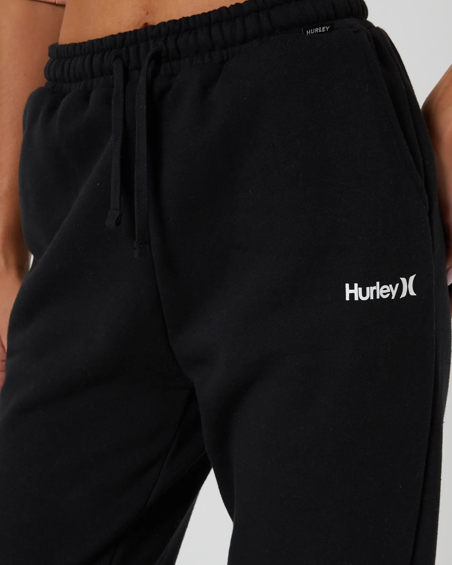 Hurley Womens One & Only Trackpant - Black | SurfStitch